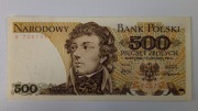 500 zł 1974 Seria B CM#142a stan 2-/3+