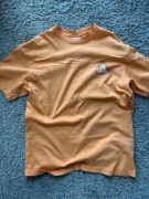 Pomarańczowy T-shirt H&M Relaxed Fit Męski S Góry Mountain Vintage