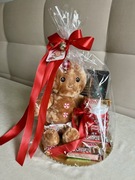 Maskotka piernikowy ludzik .Box Świąteczny- gotowy prezent dla dziecka!