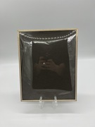 Unikatowa ramka vintage ze sferycznym szkłem, retro photo frame