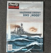 HMS "HOOD" 1/300 Mały Modelarz nr 10-11-12/2007