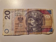 20 złotych seria AY Rok 2016