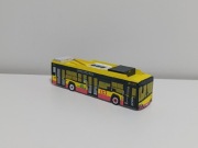 Gotowy Model kartonowy komunikacja mza Warszawa Solaris Urbino 12 elektryk