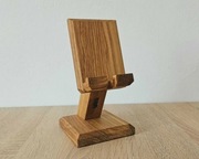 Stojak podstawka na telefon tablet e-book z drewna dębowy Olej v1.8 B