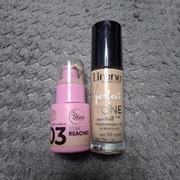 Zestaw 2 podkłady chłodne/peach | Lirene + Stars from the Stars  jasna cera