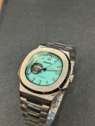 Seiko mod Nautilus Tiffany Blue garniturowiec