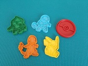 Foremki do ciastek Pokémon – zestaw 5 wzorów