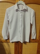 Koszula biała z długim rękawem 140 Koszulland