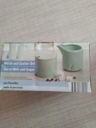 Porcelanowy komplet-cukierniczka I mlecznik 