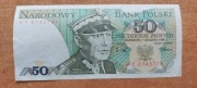 Banknot 50 zł z 1988r, Seria HY