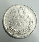 Moneta 20 groszy  1979 rok nie czyszczona 