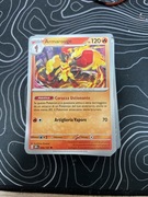 Karta Pokemon Armarouge Widoczna na zdjęciu język Włoski
