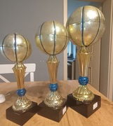 Zestaw 3 pucharów - koszykówka