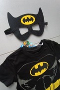 Strój Batman Komplet Koszulka + Maska r. 98 karnawał bal przebranie