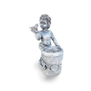 Figura Dekoracja Chłopiec z Donicą