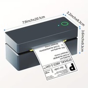 Profesjonalna Drukarka Termiczna Etykiet – Bluetooth + App Labelnize