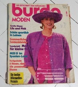 Burda moden 1989 - maj krawiecki niemiecki stara