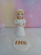 Dziewczynka  z masy cukrowej na  komunię 