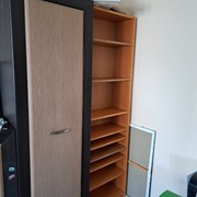 Regał brązowy duży 