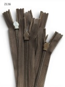 Zamek błyskawiczny kryty Argo 50cm #3, brązowy