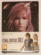 Final Fantasy XIII-2 pre order pack Steelbook nowy Xbox 360