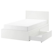 Sprzedam łóżko Ikea MALM 160x200 + dno + materac
