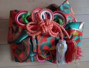 Dziecięce Obi do kimono pas Shichi-Go-San Retro japońskie