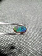 Boulder Opal Australijski Lity Kaboszon H8 Idealny do zakucia w biżuterię