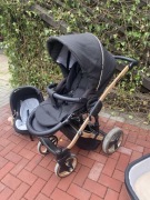 Wózek 3w1 Junama Dimond Mirror Satin 