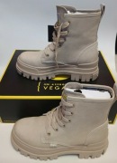 Botki Beżowe  Buffalo