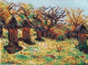 Haft gobelinowy- Jan Stanisławki - Ule- obraz