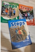 STEPS IN ENGLISH 1, 2, 3 - komplet 3 części , szkoła podstawowa