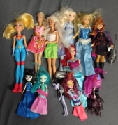 Zestaw używanych lalek dla dziewczynki. Różne markowe modele
