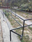 Stół handlowy, do handlu, warsztatowy, do warsztatu, metalowy, solidny