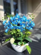 Storczyk niebieski silikonowy,Super jakość,Pomysł na prezent