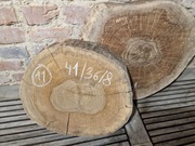 ORZECH CZARNY Amerykański 41/36/8 cm Wysuszony Blat Plaster Drewna Stolik