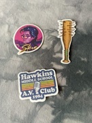 zestaw naklejek winylowych z filmu stranger things