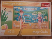 Puzzle Trefl 40 elementów Puzzle edukacyjne Moje ciało 15508