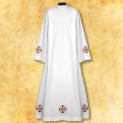 Alba haftowana „Krzyże Jerozolimskie” czerwone