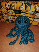 Niebieska ośmiorniczka handmade