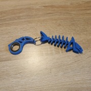 Keyrambit, brelok, rekin, shark, spiner