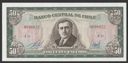 Chile 50 escudos 1960 - stan bankowy UNC