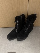 Buty zimowe damskie nebuk zamsz 39,5 