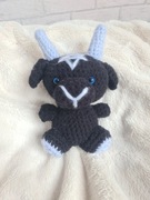 Koza baphomet pluszak na szydełku, handmade rękodzieło