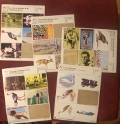 PRL Naklejki Krajowej Agencji Wydawniczej niekompletne 