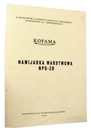 DTR NAWIJARKA WARSTWOWA NPO-2B