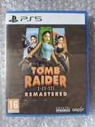 TOMB RAIDER I-II-III REMASTERED PS5 NOWA w FOLII