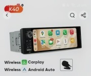 Radio AINAVI K40-1 DIN- Android Auto, Car Play, dotykowy ekran.