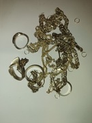 Srebrne łańcuszki,pierscionki i inne 53g