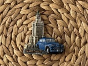 Magnes na lodówkę Warszawa PKiN Syrena